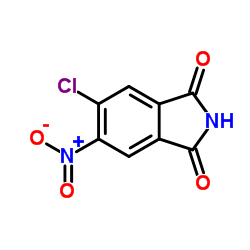 4-氯-5-硝基邻苯二甲酰亚胺结构式
