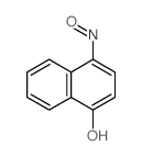1-Naphthalenol,4-nitroso-结构式