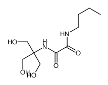 N-butyl-N'-[1,3-dihydroxy-2-(hydroxymethyl)propan-2-yl]oxamide结构式