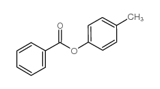 Benzoic acid,4-methylphenyl ester Structure
