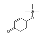 4-trimethylsilyloxycyclohex-2-en-1-one结构式