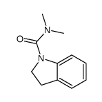N,N-dimethyl-2,3-dihydroindole-1-carboxamide Structure