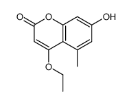 4-ethoxy-7-hydroxy-5-methylchromen-2-one Structure