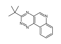 3-tert-butyl-[1,2,4]triazino[5,6-c]quinoline结构式