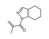2-methyl-1-(4,5,6,7-tetrahydroindazol-1-yl)prop-2-en-1-one Structure