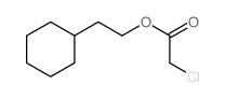 Acetic acid, chloro-, 2-cyclohexylethyl ester Structure