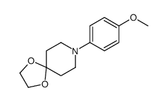 8-(4-methoxyphenyl)-1,4-dioxa-8-azaspiro[4.5]decane结构式