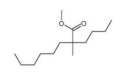 methyl 2-butyl-2-methyloctanoate Structure