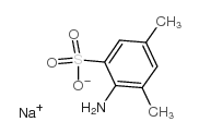 2-氨基-3,5-二甲基苯磺酸钠结构式
