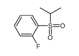 1-fluoro-2-propan-2-ylsulfonylbenzene Structure
