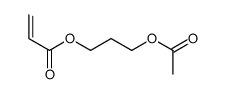3-acetyloxypropyl prop-2-enoate结构式