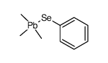 trimethyl(phenylselanyl)plumbane结构式