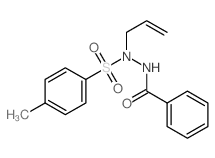 N-(4-methylphenyl)sulfonyl-N-prop-2-enyl-benzohydrazide结构式