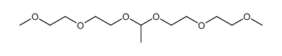 1,1-bis-[2-(2-methoxy-ethoxy)-ethoxy]-ethane结构式