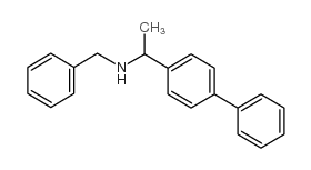 苄基-(1-联苯-4-乙基]胺结构式
