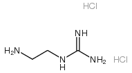 (2-aminoethyl)guanidine dihydrochloride Structure