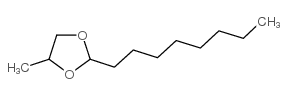 4-Methyl-2-octyl-1,3-dioxolane Structure