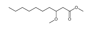 3-methoxy-decanoic acid methyl ester结构式