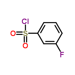 3-Fluorobenzenesulfonyl chloride Structure