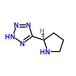 (R)-5-(吡咯烷-2-基)-1H-四唑结构式