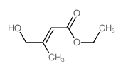 2-Butenoic acid,4-hydroxy-3-methyl-, ethyl ester Structure