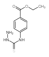 4-(4-乙氧基甲酰苯)-3-氨基硫脲结构式