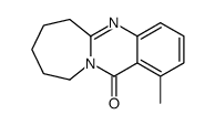 1-methyl-7,8,9,10-tetrahydro-6H-azepino[2,1-b]quinazolin-12-one结构式