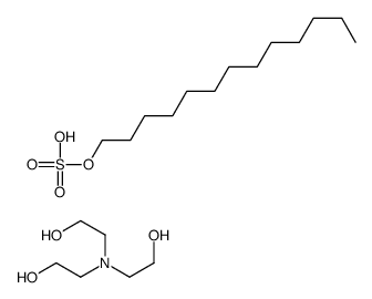 硫酸氢十三烷基酯与2,2,2-次氨基三乙醇的化合物结构式