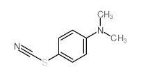 硫氰酸(对二甲氨基)苯酯结构式