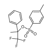 1-phenyl-1-methyl-2,2,2-trifluoroethyl tosylate结构式