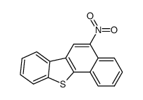 5-nitrobenzonaphtho<2,1-d>thiophene结构式