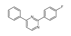 2-(4-Fluorophenyl)-4-phenylpyrimidine结构式