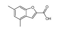 4,6-dimethylbenzofuran-2-carboxylic acid Structure