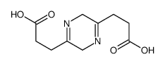 3,3'-(3,6-dihydropyrazine-2,5-diyl)dipropanoic acid结构式