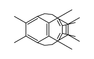 Tricyclo[8.2.2.24,4]hexadeca-5,6,10,12,13,15-hexaene, 5,6,11,12,13,14,15-octamethyl Structure