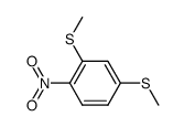 2,4-bis(methylthio)nitrobenzene结构式