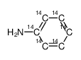 [U-14C] aniline结构式