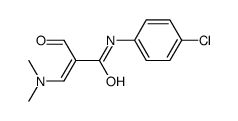 (1Z,2Z)-N-(4-chlorophenyl)-3-(dimethylamino)-2-formylacrylimidic acid Structure