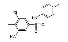 3-amino-5-chloro-4-methyl-N-(4-methylphenyl)benzenesulfonamide Structure