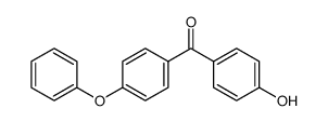 4-hydroxy-4'-phenoxybenzophenone Structure