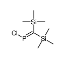 bis(trimethylsilyl)methylidene-chlorophosphane Structure