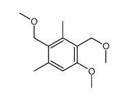 Benzene, 1-methoxy-2,4-bis(methoxymethyl)-3,5-dimethyl- (9CI) Structure