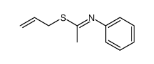 allyl N-phenylthioacetimidate结构式