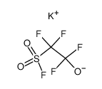 potassium tetrafluoro(2-fluorosulfonyl)-1-ethanolate结构式