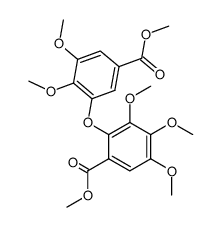 dimethyl penta-O-methyl-m-dehydrodigallate结构式