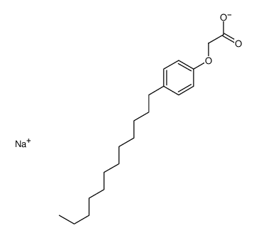 sodium,2-(4-dodecylphenoxy)acetate Structure
