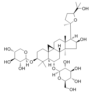 黄芪甲苷IV结构式