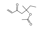 5-acetoxy-5-methyl-hept-1-en-3-one Structure