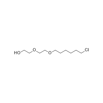 2-(2-((6-氯己基)氧基)乙氧基)乙-1-醇结构式