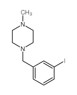 1-(3-碘苄基)-4-甲基哌嗪结构式
